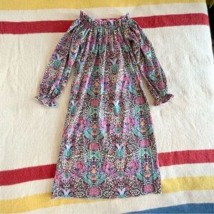 Casey Marks Floral Grace Off The Shoulder Midi Dress